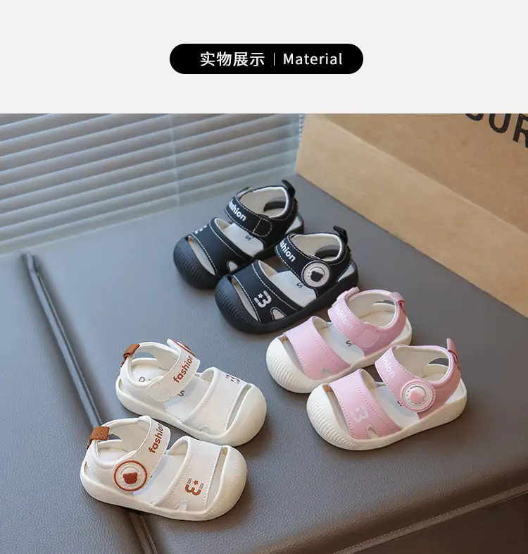 Baby Sandals for Girls 0-2 Years Non-Slip Soft Bottom — feature 6