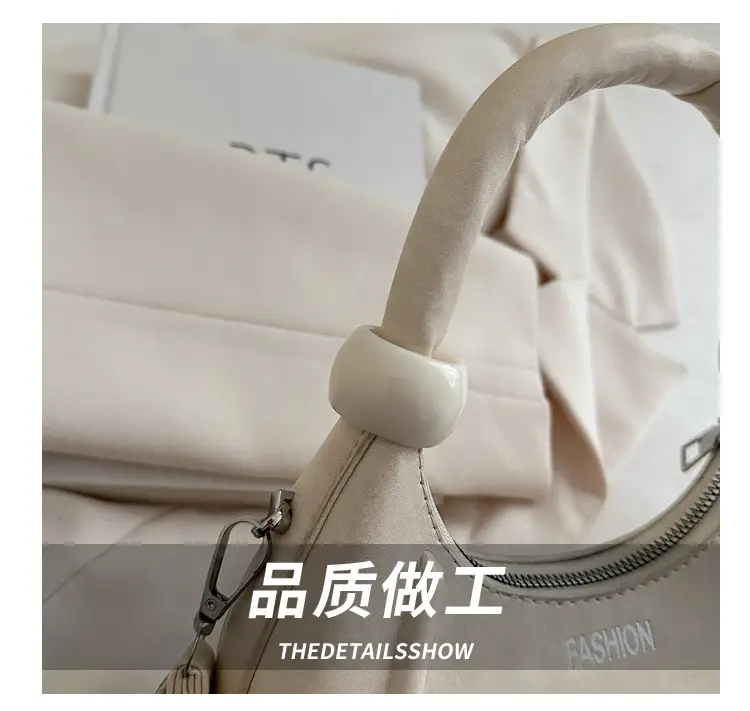 Women's Cream Crossbody Bag with Strap & Handle — feature 4
