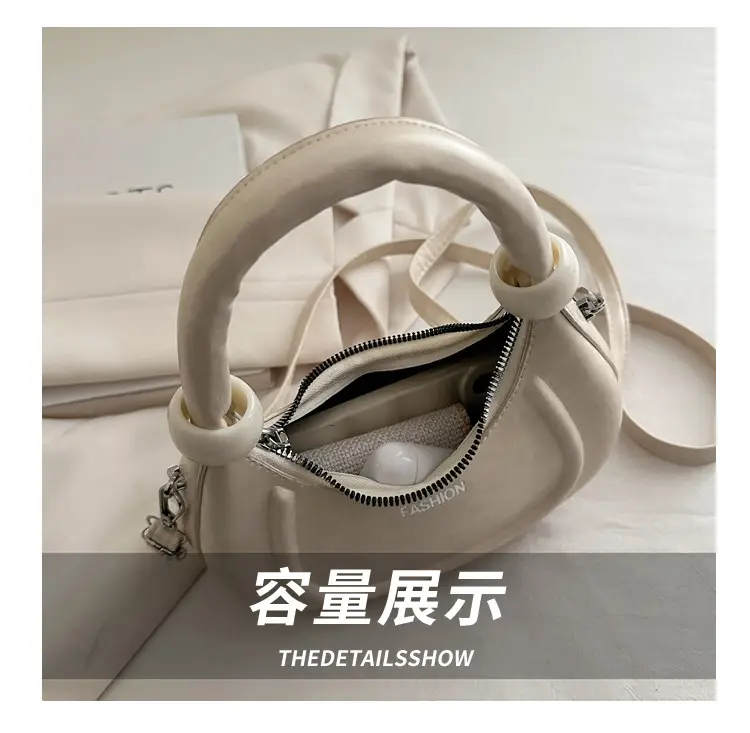 Women's Cream Crossbody Bag with Strap & Handle — feature 7