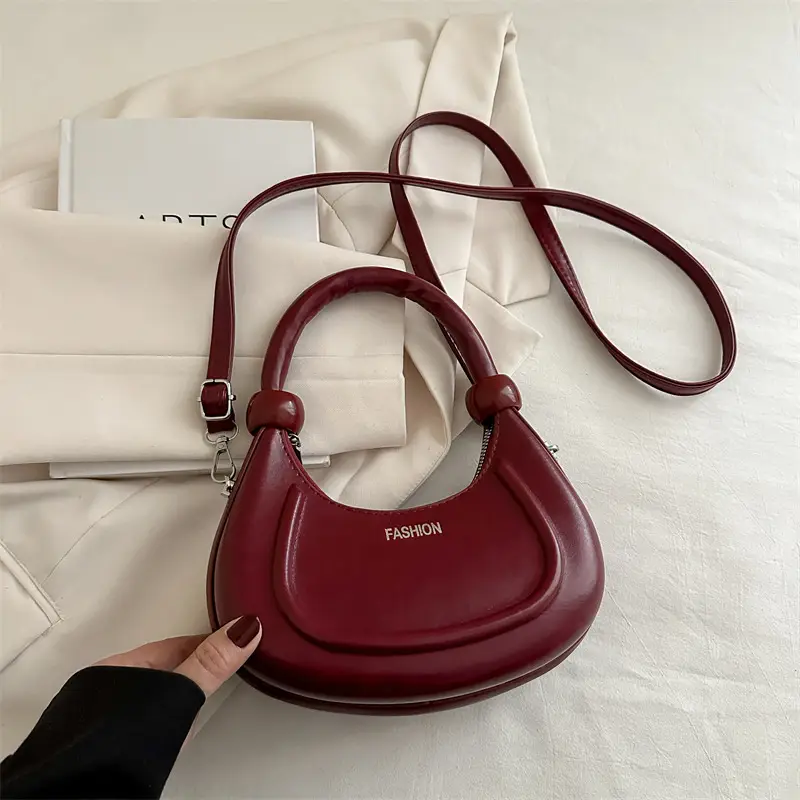 Women's Cream Crossbody Bag with Strap & Handle