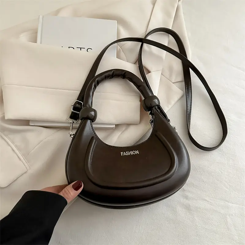 Women's Cream Crossbody Bag with Strap & Handle