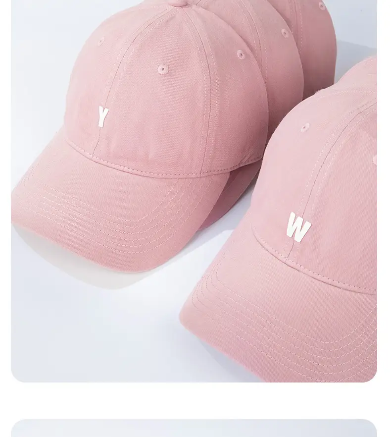 2025 Pink Women's Soft Top Baseball Cap — feature 16