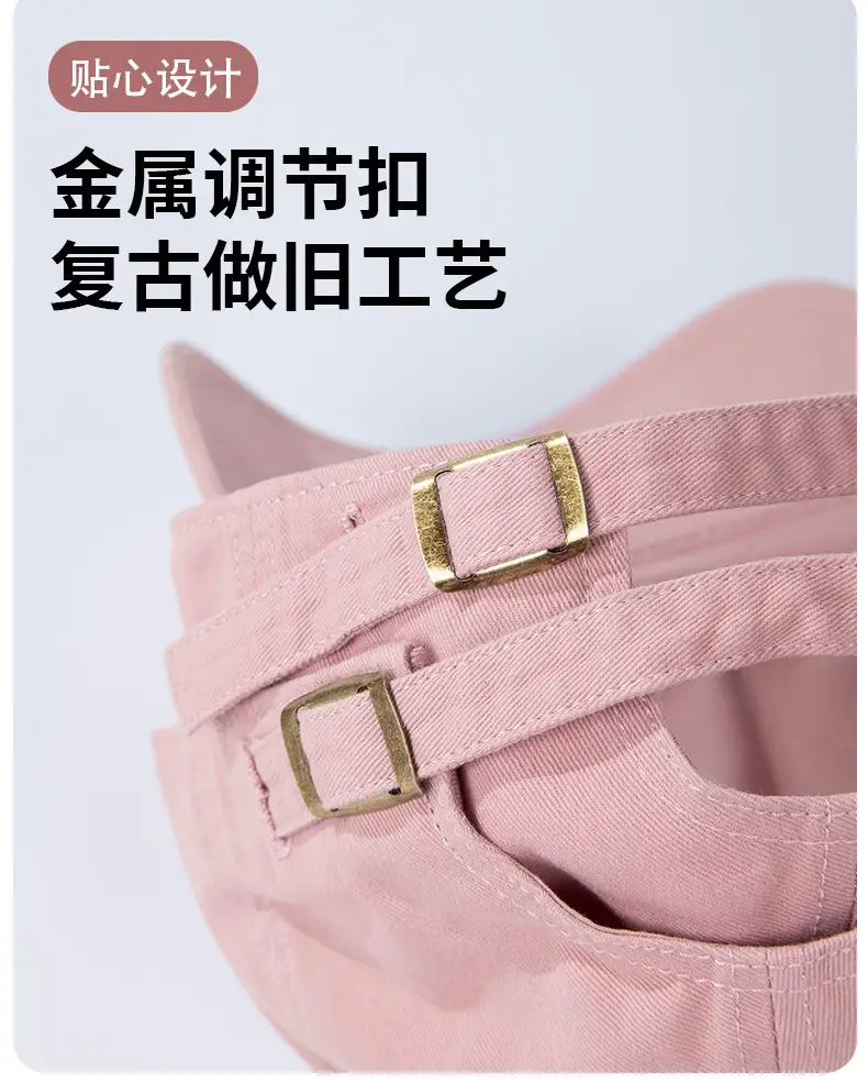 2025 Pink Women's Soft Top Baseball Cap — feature 9