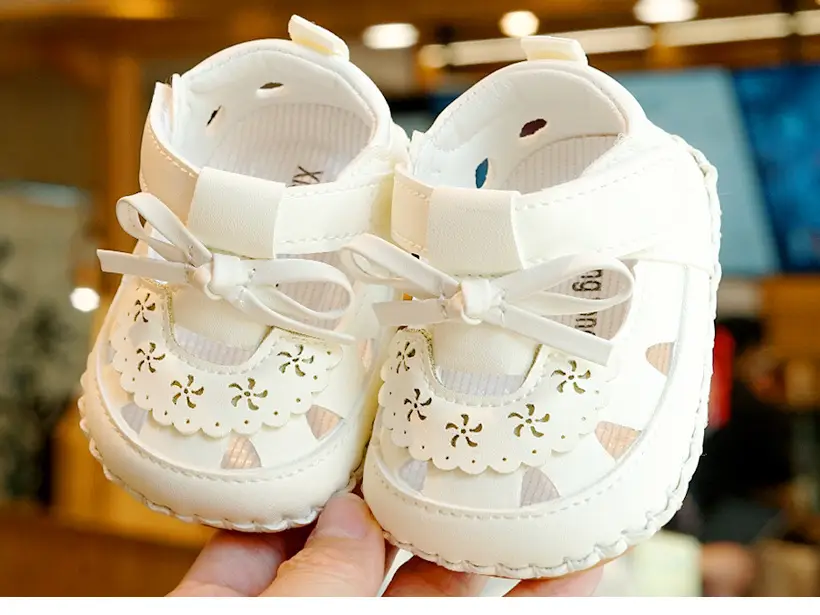 Pink Bow Baby Sandals for Girls 0-1 Years — feature 5