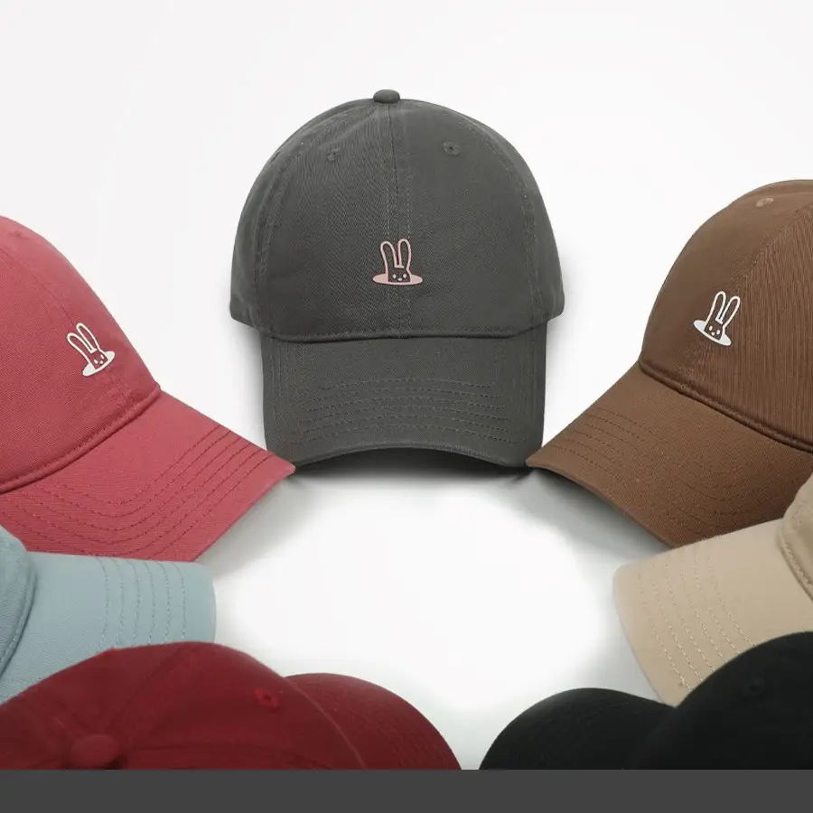 Light Blue Embroidered Baseball Cap Large for Men Women