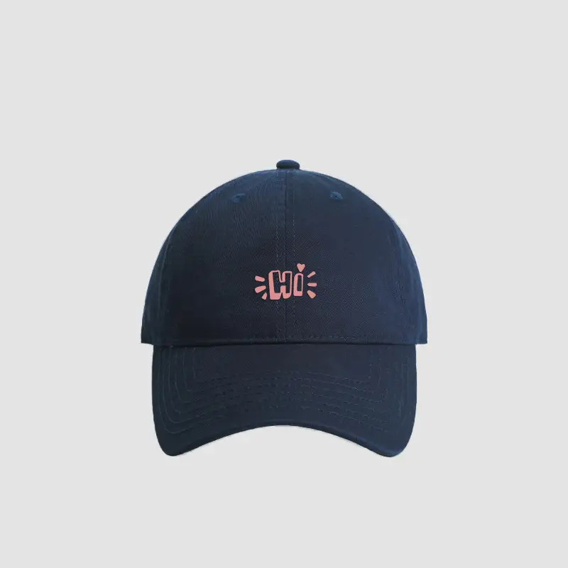 Light Blue Embroidered Baseball Cap Large for Men Women