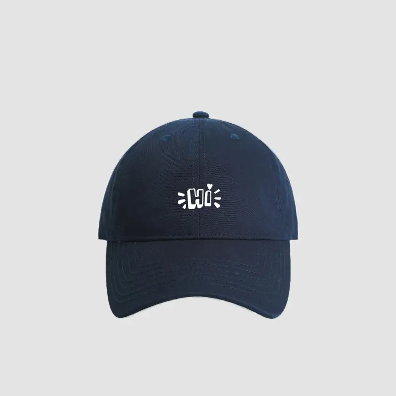 Light Blue Embroidered Baseball Cap Large for Men Women