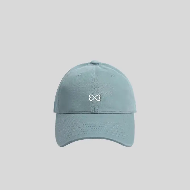 Light Blue Embroidered Baseball Cap Large for Men Women