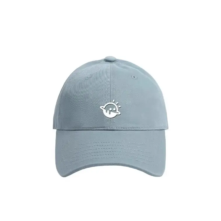 Light Blue Embroidered Baseball Cap Large for Men Women