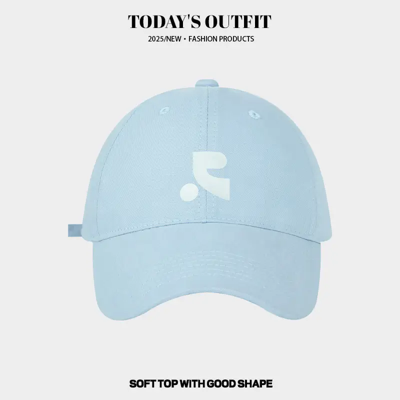 Light Blue Embroidered Baseball Cap Large for Men Women