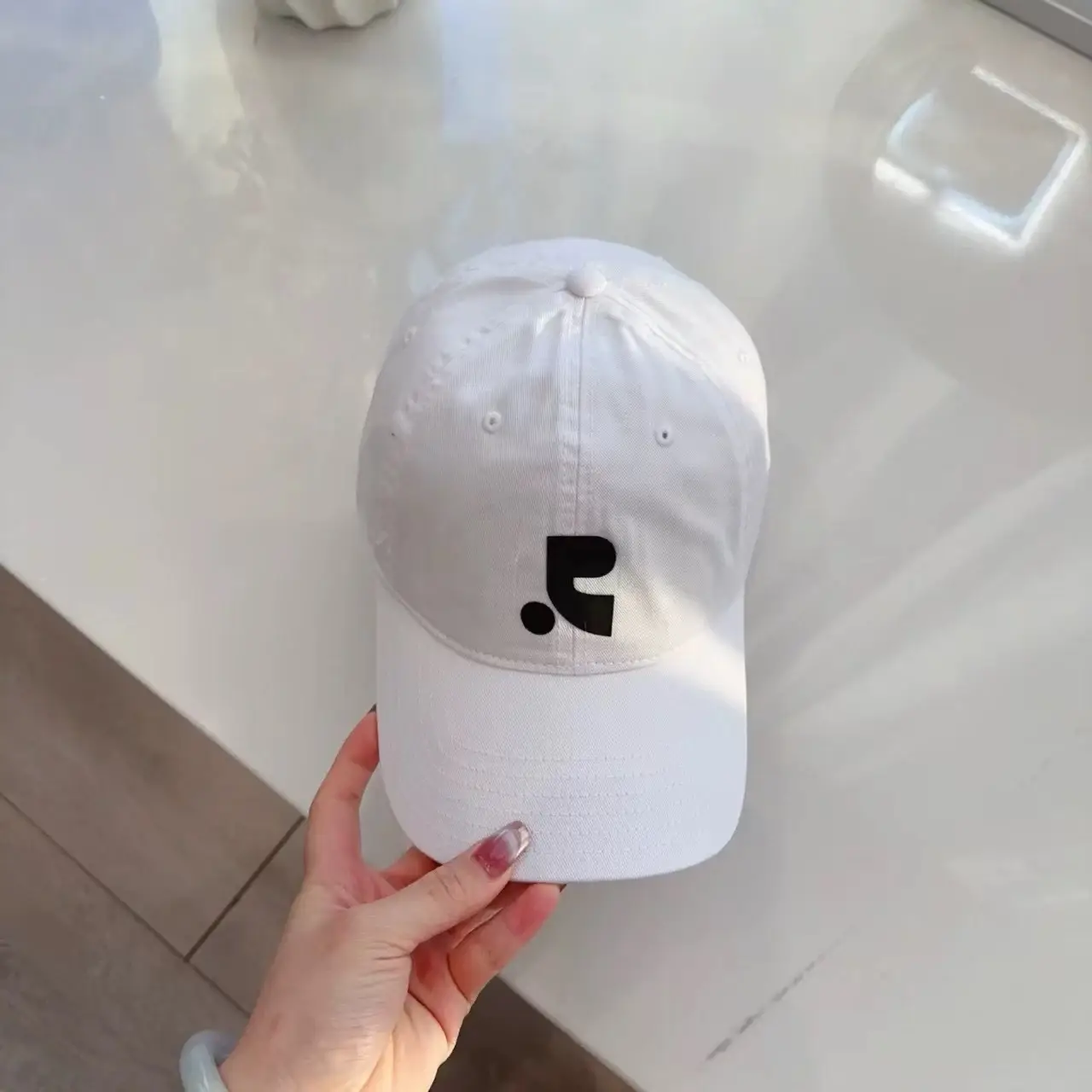 Light Blue Embroidered Baseball Cap Large for Men Women