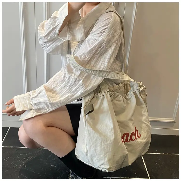 Blue Canvas Lazy Style Shoulder Bag Women 2025 — feature 10
