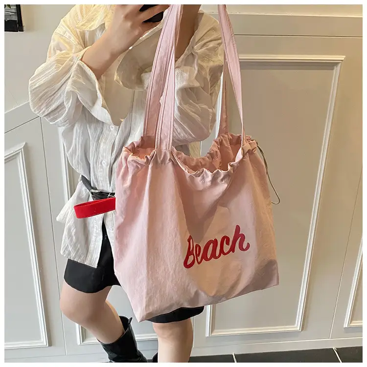 Blue Canvas Lazy Style Shoulder Bag Women 2025 — feature 11