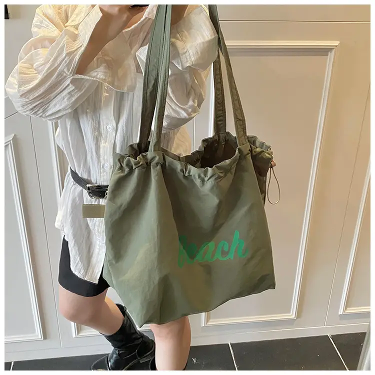 Blue Canvas Lazy Style Shoulder Bag Women 2025 — feature 17