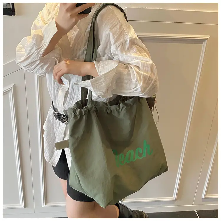 Blue Canvas Lazy Style Shoulder Bag Women 2025 — feature 18