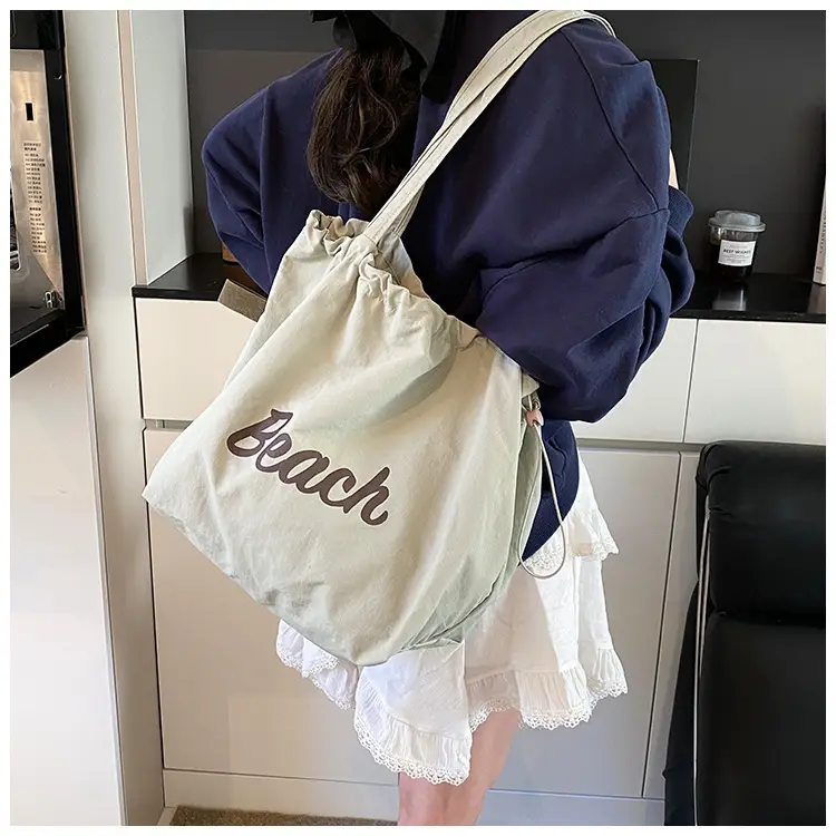 Blue Canvas Lazy Style Shoulder Bag Women 2025 — feature 25