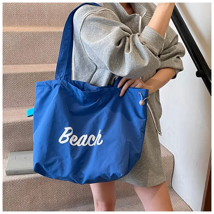 Blue Canvas Lazy Style Shoulder Bag Women 2025 — feature 27