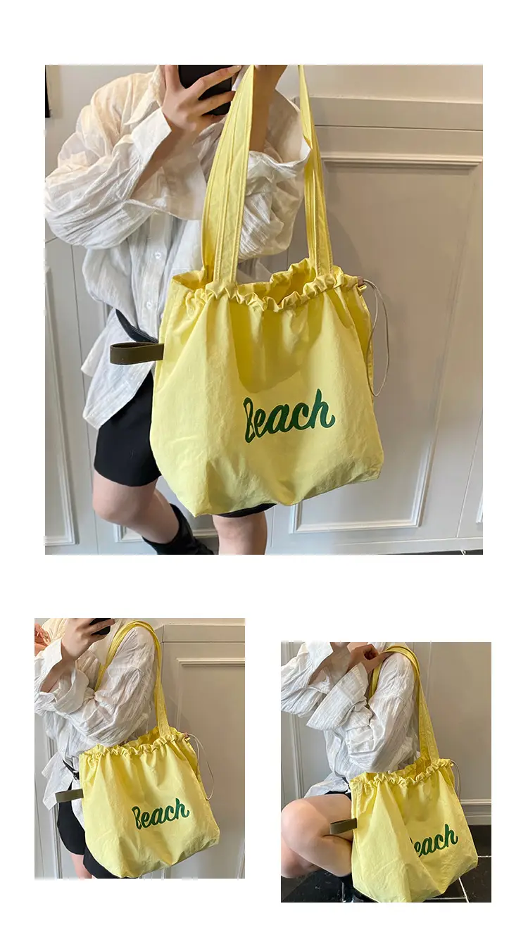 Blue Canvas Lazy Style Shoulder Bag Women 2025 — feature 32