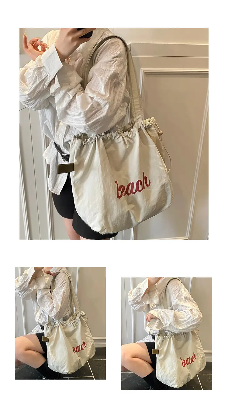 Blue Canvas Lazy Style Shoulder Bag Women 2025 — feature 34