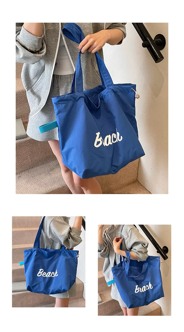 Blue Canvas Lazy Style Shoulder Bag Women 2025 — feature 38