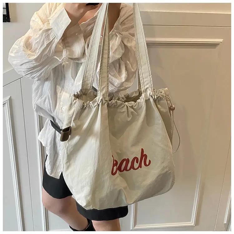 Blue Canvas Lazy Style Shoulder Bag Women 2025 — feature 8