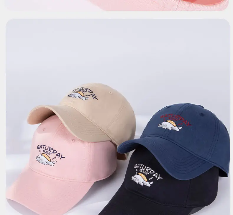 New Kitten Embroidered Baseball Cap for Women — feature 12