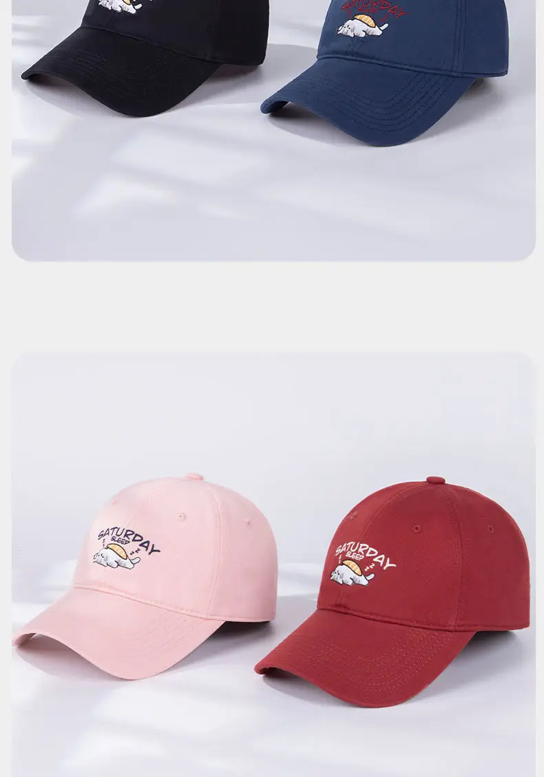 New Kitten Embroidered Baseball Cap for Women — feature 16