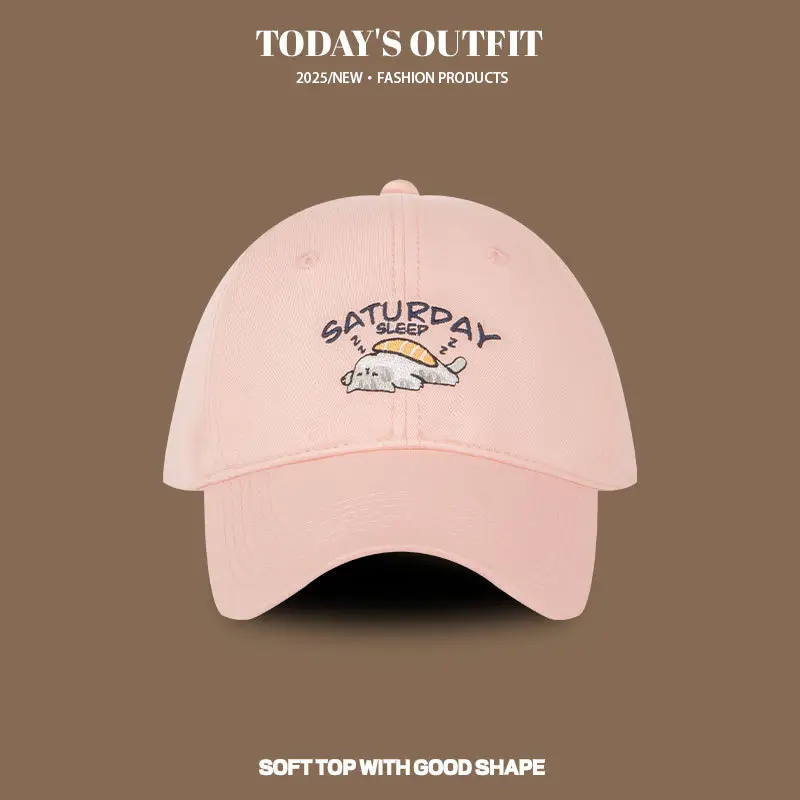 New Kitten Embroidered Baseball Cap for Women - Image 3