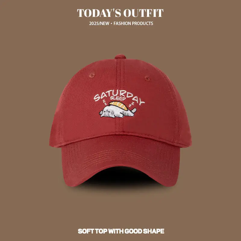 New Kitten Embroidered Baseball Cap for Women - Image 4
