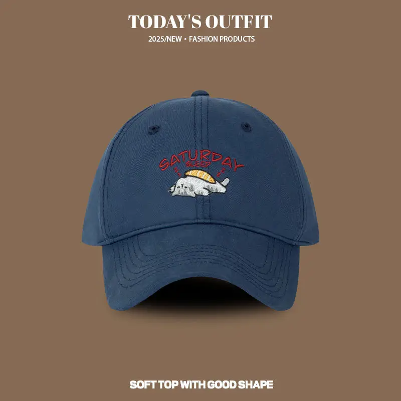 New Kitten Embroidered Baseball Cap for Women - Image 5
