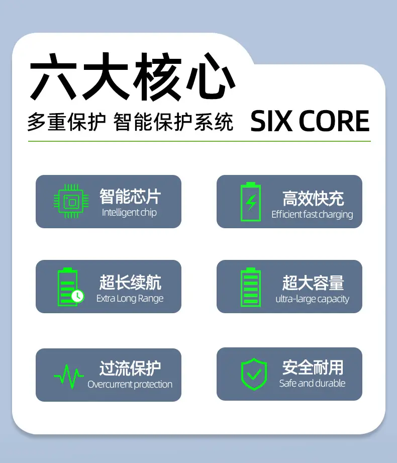 Suitable for Apple 12 Mobile Phone Batteries 7/8/X/11Pro/13/14/Iphonexr Lithium Batteries with Long Battery Life — feature 6