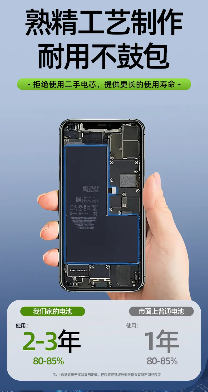 Suitable for Apple 12 Mobile Phone Batteries 7/8/X/11Pro/13/14/Iphonexr Lithium Batteries with Long Battery Life — feature 9