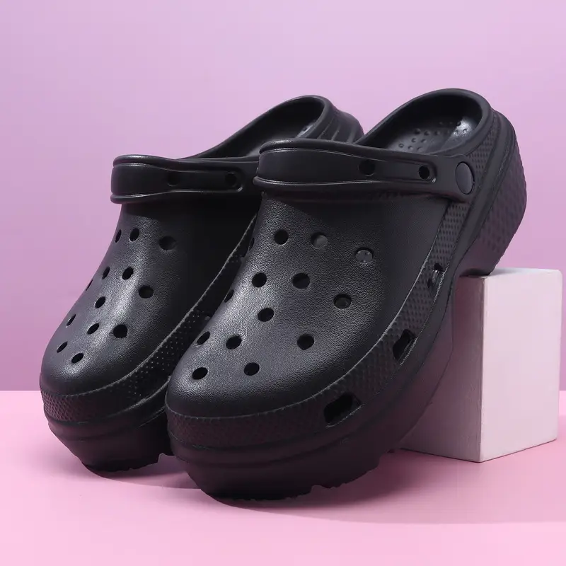 2025 New Summer Outfit Casual Cloud Cave Shoes Women's Thick Sole Increased Beach Shoes Baotou Sandals - Image 5