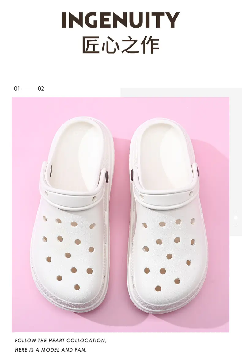 2025 New Summer Outfit Casual Cloud Cave Shoes Women's Thick Sole Increased Beach Shoes Baotou Sandals — feature 15