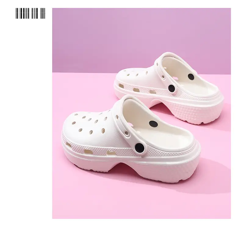 2025 New Summer Outfit Casual Cloud Cave Shoes Women's Thick Sole Increased Beach Shoes Baotou Sandals — feature 16