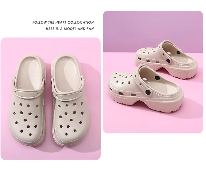 2025 New Summer Outfit Casual Cloud Cave Shoes Women's Thick Sole Increased Beach Shoes Baotou Sandals — feature 18
