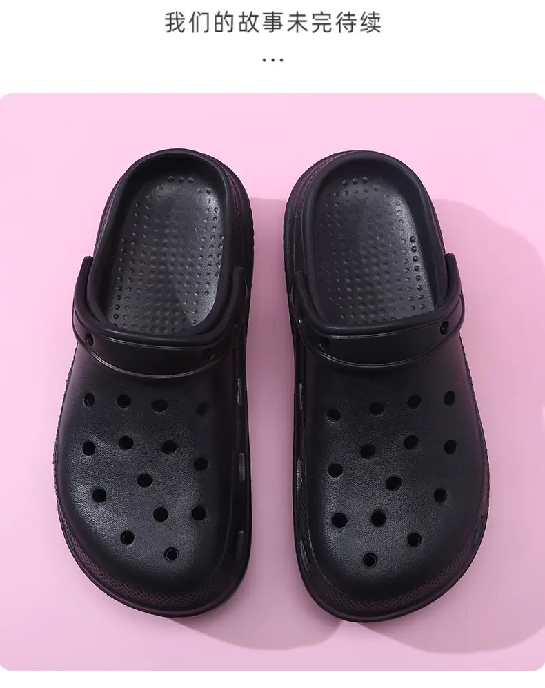 2025 New Summer Outfit Casual Cloud Cave Shoes Women's Thick Sole Increased Beach Shoes Baotou Sandals — feature 20