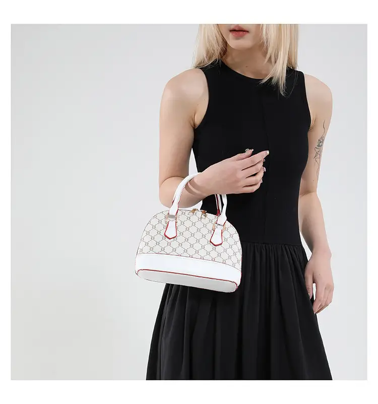 Women's White Red Guita Shoulder Bag 2025 — feature 16