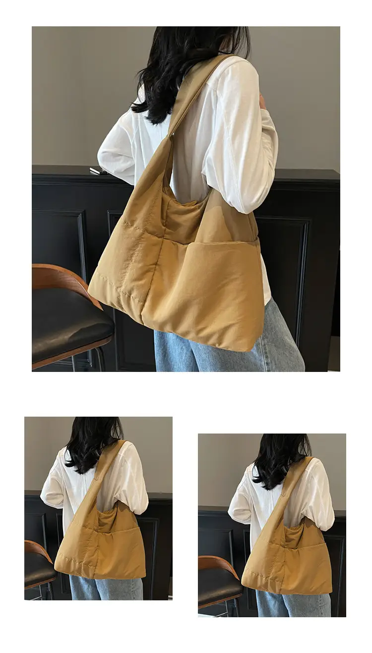 Women's Large Black Tote Bag Luggage Leather Goods — feature 10