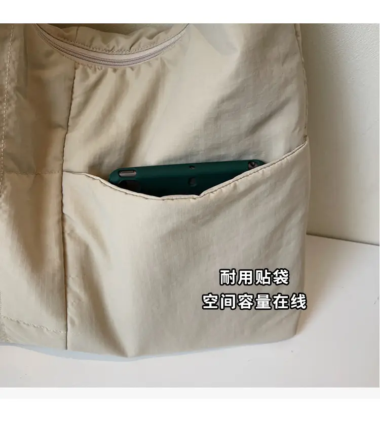 Women's Large Black Tote Bag Luggage Leather Goods — feature 6