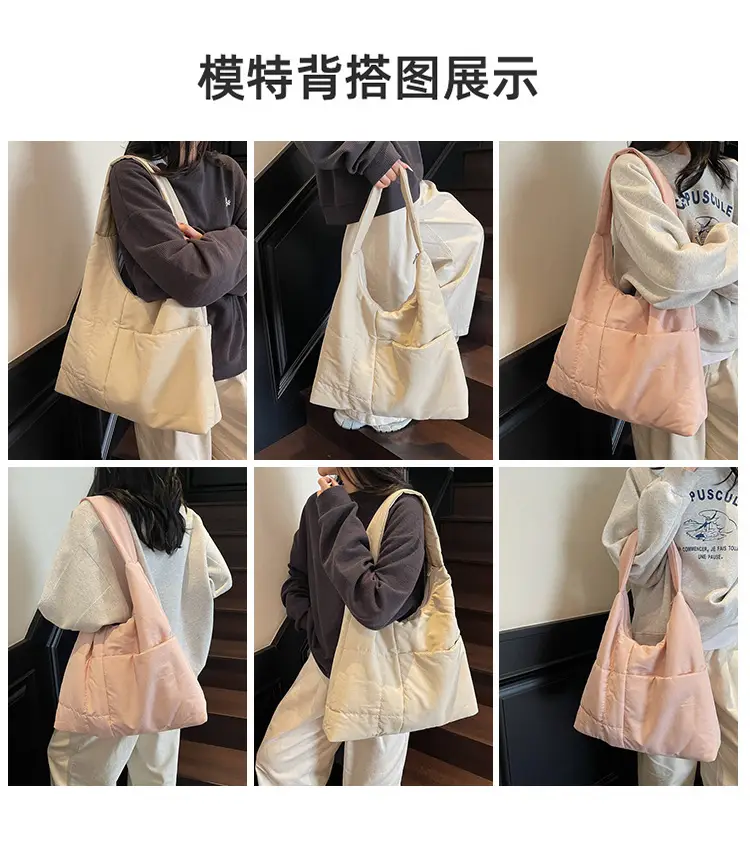 Women's Large Black Tote Bag Luggage Leather Goods — feature 8