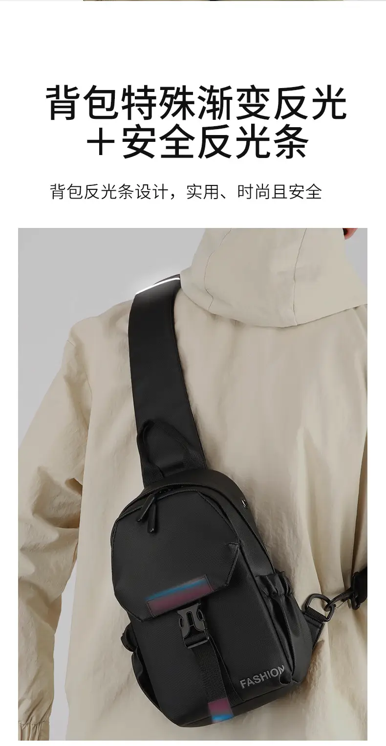 Men's Waterproof Crossbody & Travel Backpack Set — feature 16