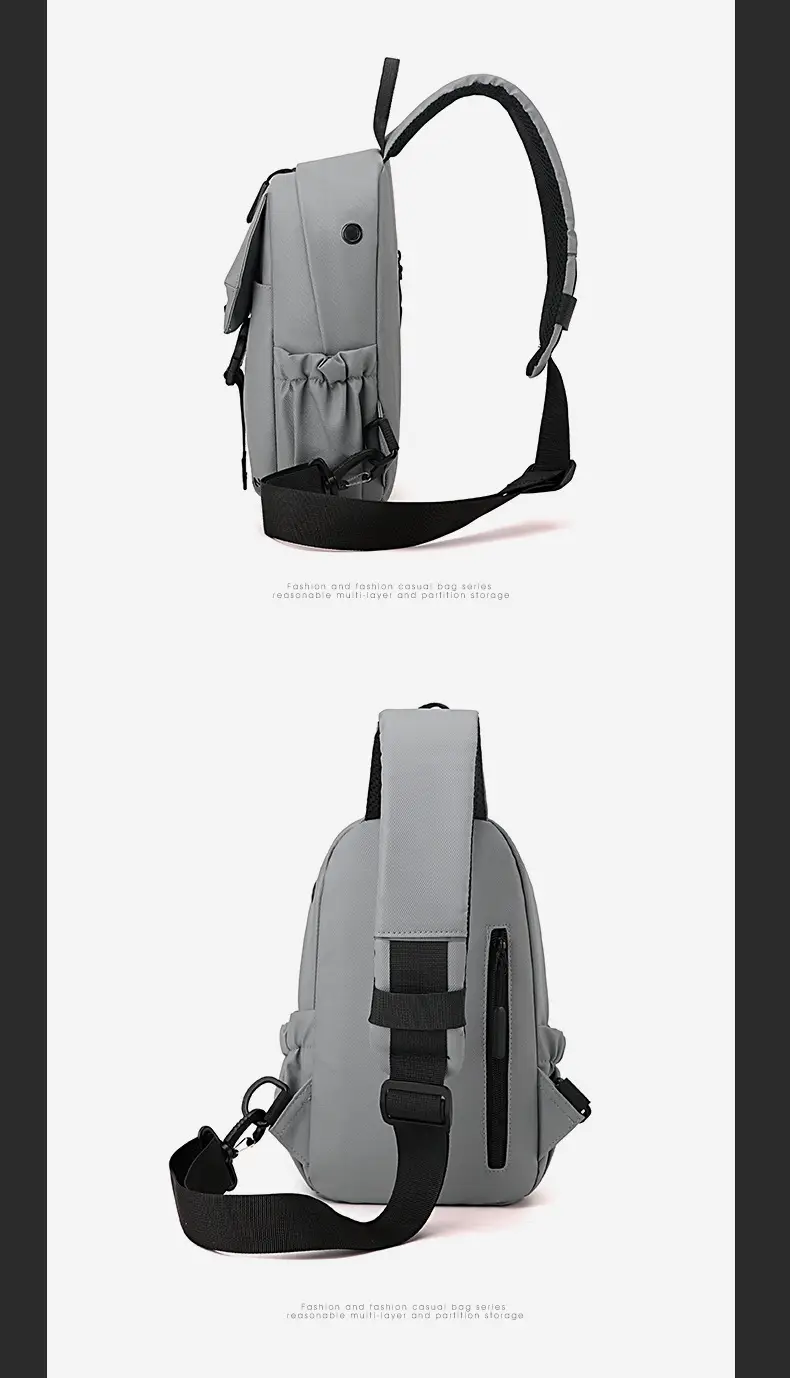 Men's Waterproof Crossbody & Travel Backpack Set — feature 25