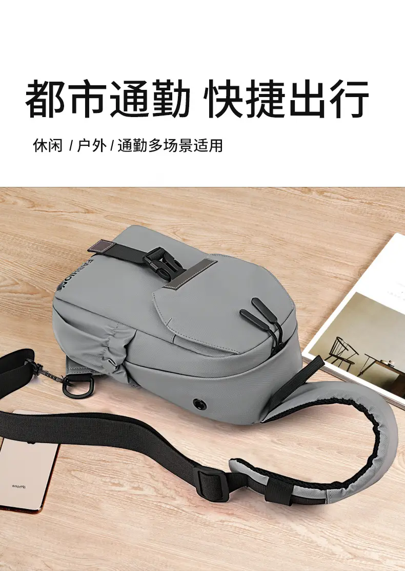 Men's Waterproof Crossbody & Travel Backpack Set — feature 5