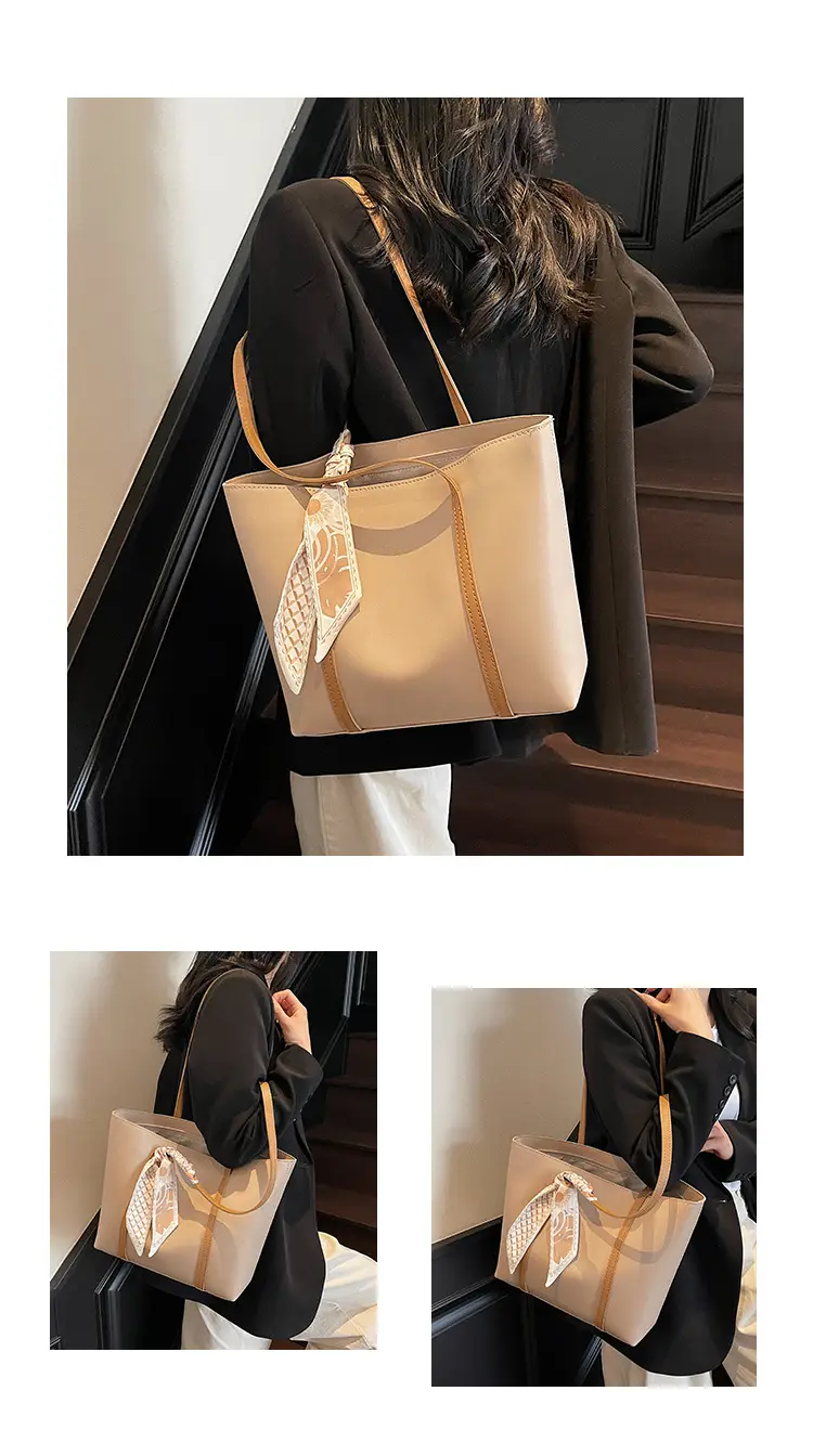 Women's Retro Leather Shoulder Bag Brown Large Capacity — feature 11