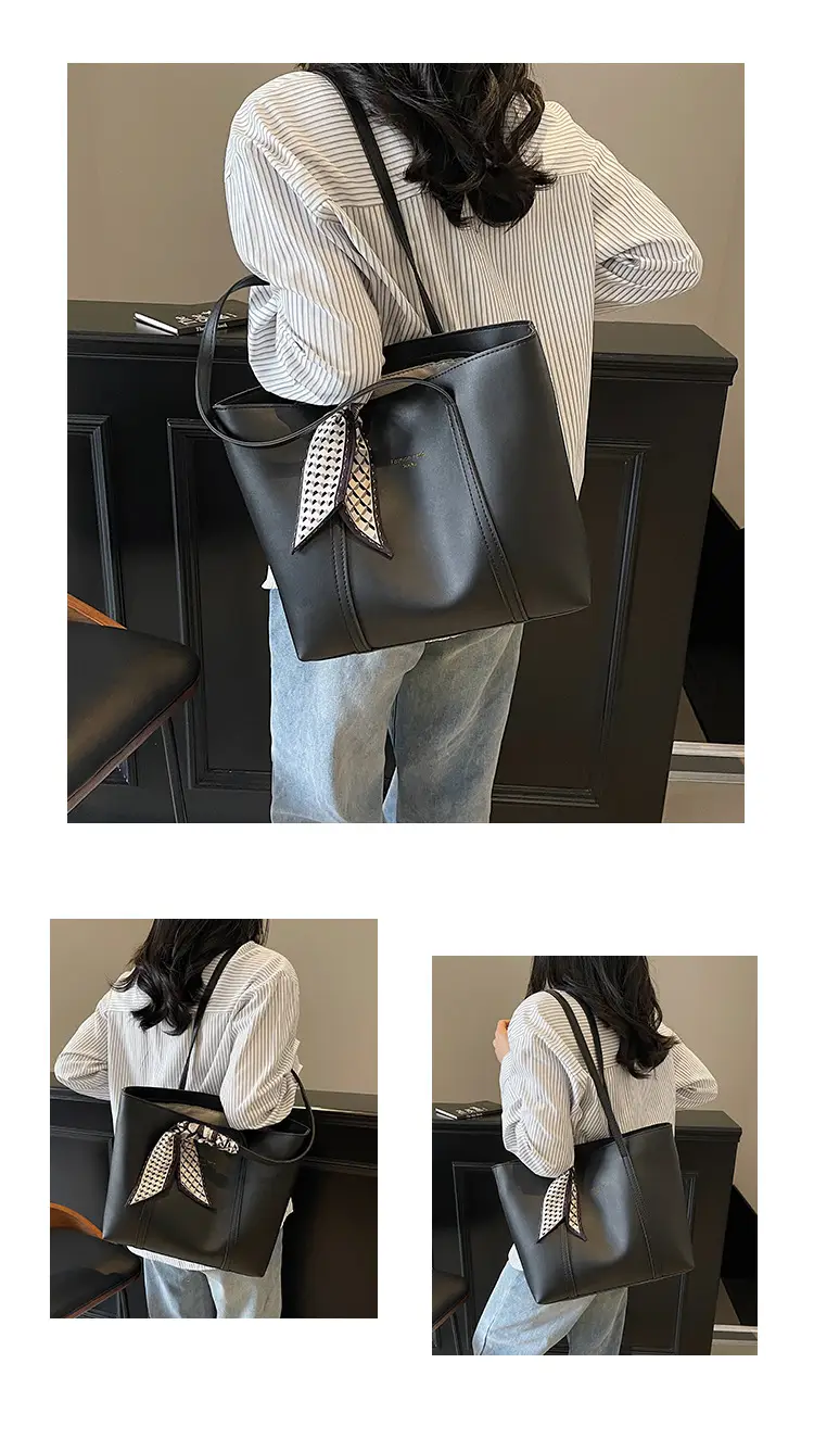 Women's Retro Leather Shoulder Bag Brown Large Capacity — feature 13
