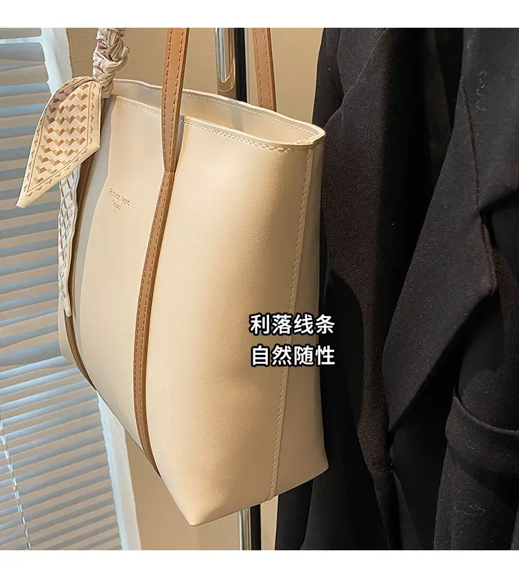 Women's Retro Leather Shoulder Bag Brown Large Capacity — feature 7