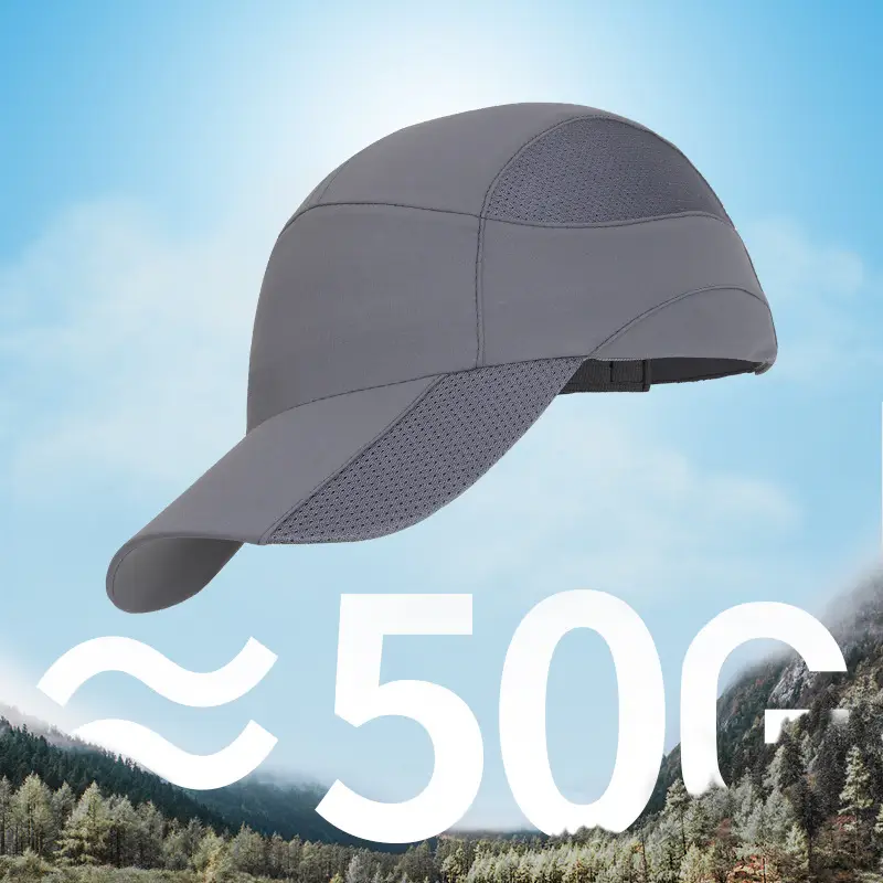 Korean Style Running Cap Grey Lightweight Outdoor Men Women - Image 9