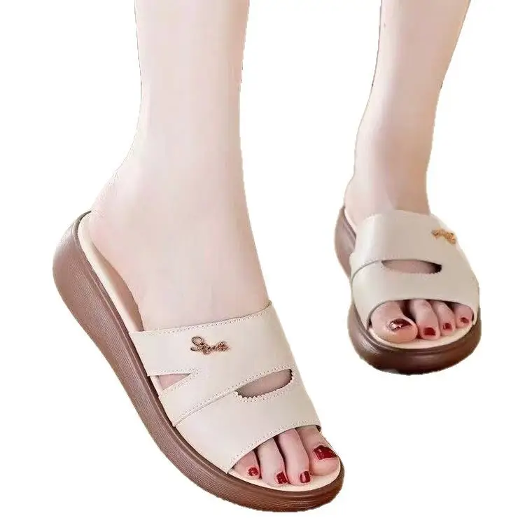 Women's White Platform Wedge Sandals Summer 2025 - Image 7
