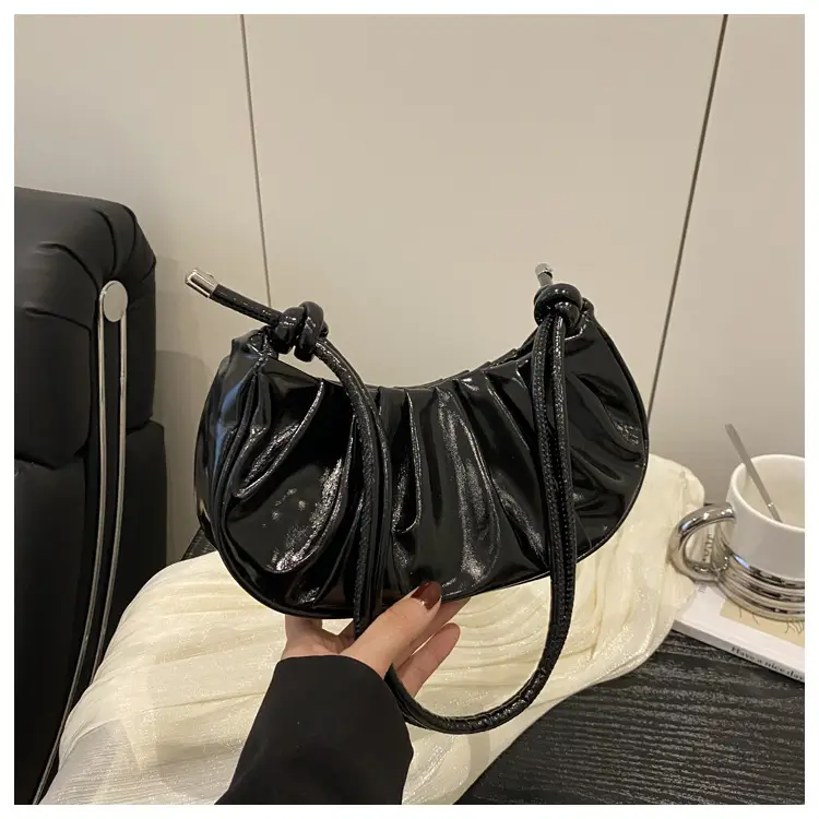 Silver Pleated Shoulder Bag for Women 2025 — feature 22